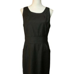 JCrew Suiting Sleeveless Sheath Dress with Pockets